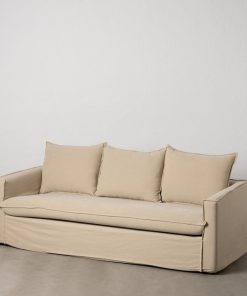 Alternative view of 3-zitsbank Beige 220 x 95 x 90 cm