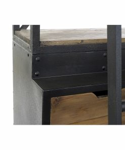 Alternative view of Boekenwinkel DKD Home Decor Metaal Aluminium Pijnboom (160 x 45 x 243 cm)