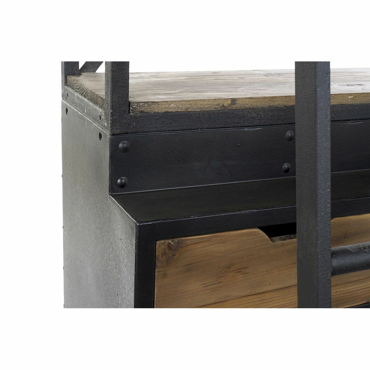 Boekenwinkel DKD Home Decor Metaal Aluminium Pijnboom (160 x 45 x 243 cm) - Afbeelding 2