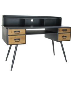 Bureau DKD Home Decor Metaal Spar (135 x 60 x 95 cm)