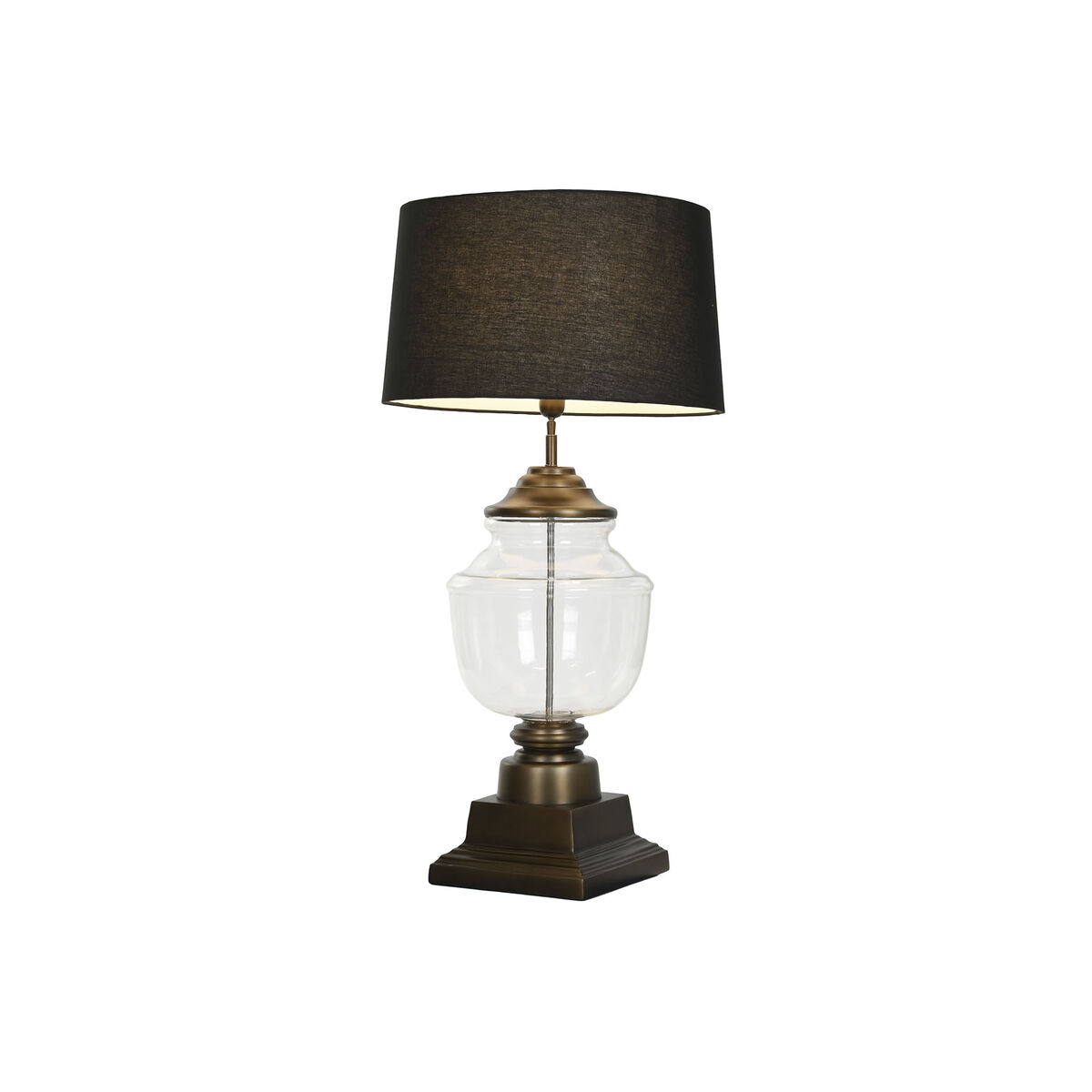 Bureaulamp Home ESPRIT Zwart Brons 50 W 220 V - Afbeelding 2