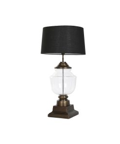 Bureaulamp Home ESPRIT Zwart Brons 50 W 220 V