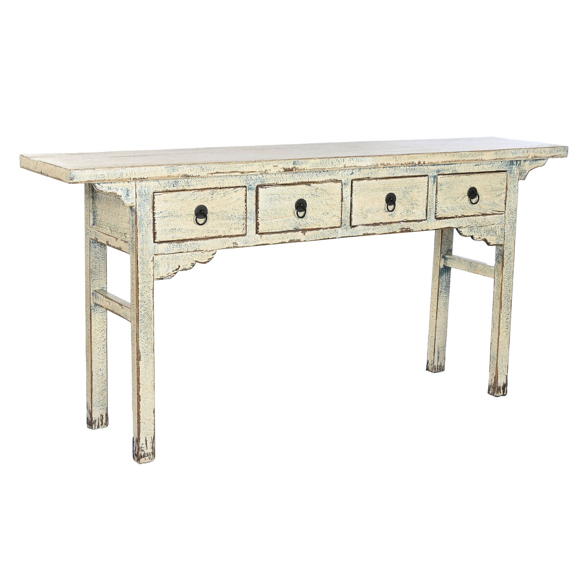 Console Home ESPRIT Wit Tweekleurig 178 x 38 x 85 cm