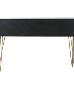 Alternative view of Console Home ESPRIT Zwart Gouden 120 x 38 x 76 cm