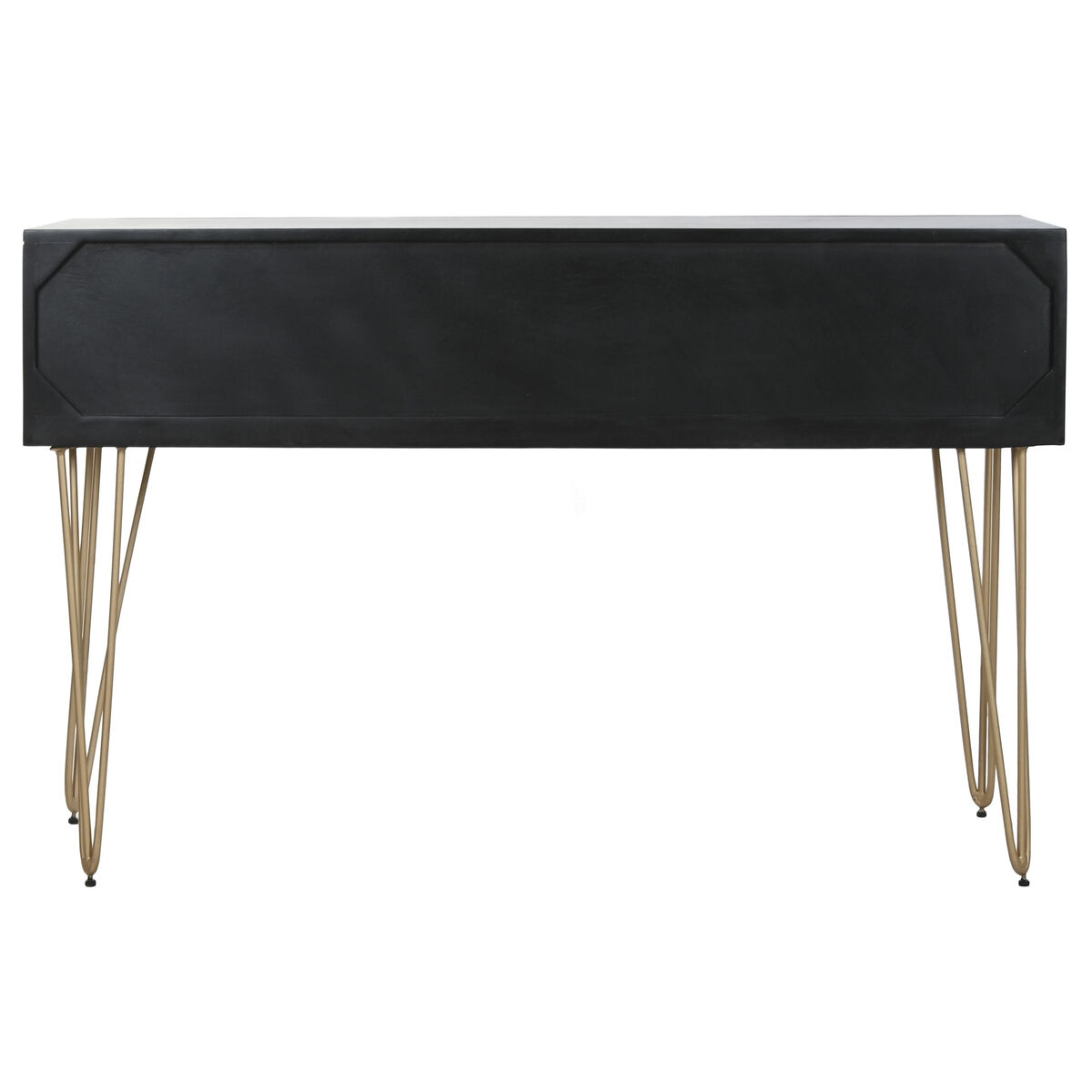 Console Home ESPRIT Zwart Gouden 120 x 38 x 76 cm - Afbeelding 2