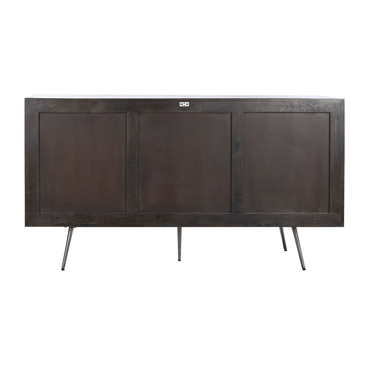 Dientafel DKD Home Decor 150 x 43 x 80 cm Wit Donkerbruin Mangohout - Afbeelding 2