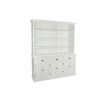 Dientafel DKD Home Decor 165 x 37 x 204 cm Spar Hout Wit