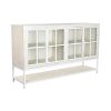 Dientafel DKD Home Decor 170 x 45 x 100 cm Metaal Wit Mangohout