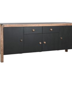 Alternative view of Dientafel DKD Home Decor 177 x 38 x 75 cm Natuurlijk Zwart Hout