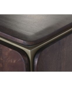 Alternative view of Dientafel DKD Home Decor Bruin Staal Mangohout 160 x 40 x 81 cm