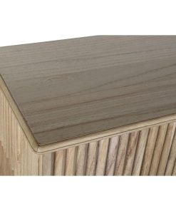Alternative view of Dientafel DKD Home Decor Gouden Lichtbruin Paulownia hout Hout MDF 157 x 40 x 80 cm