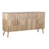 Dientafel DKD Home Decor Gouden Lichtbruin Paulownia hout Hout MDF 157 x 40 x 80 cm