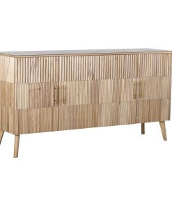 Dientafel DKD Home Decor Gouden Lichtbruin Paulownia hout Hout MDF 157 x 40 x 80 cm