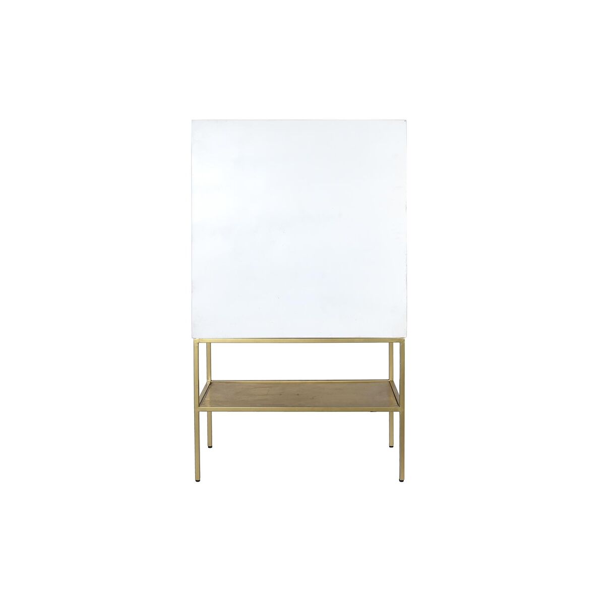 Dientafel DKD Home Decor Gouden Metaal Wit Mangohout (91 x 44 x 152 cm) - Afbeelding 2