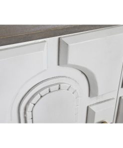 Alternative view of Dientafel DKD Home Decor Grijs Gouden Metaal Wit Mangohout (152 x 43 x 84 cm)
