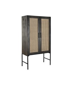 Dientafel DKD Home Decor Hout Mangohout Bruin Zwart 85 x 40 x 162