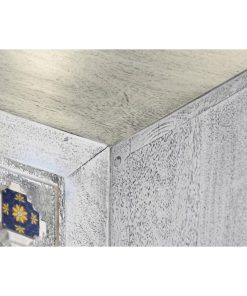 Alternative view of Dientafel DKD Home Decor Keramisch Grijs Wit Mangohout (150 x 38 x 80 cm)