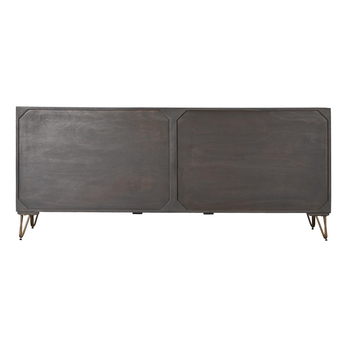 Dientafel DKD Home Decor Metaal Bruin Mangohout (177 x 45 x 77 cm) - Afbeelding 2