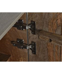 Alternative view of Dientafel DKD Home Decor Natuurlijk Grijs Metaal Mangohout (177 x 45 x 74 cm)