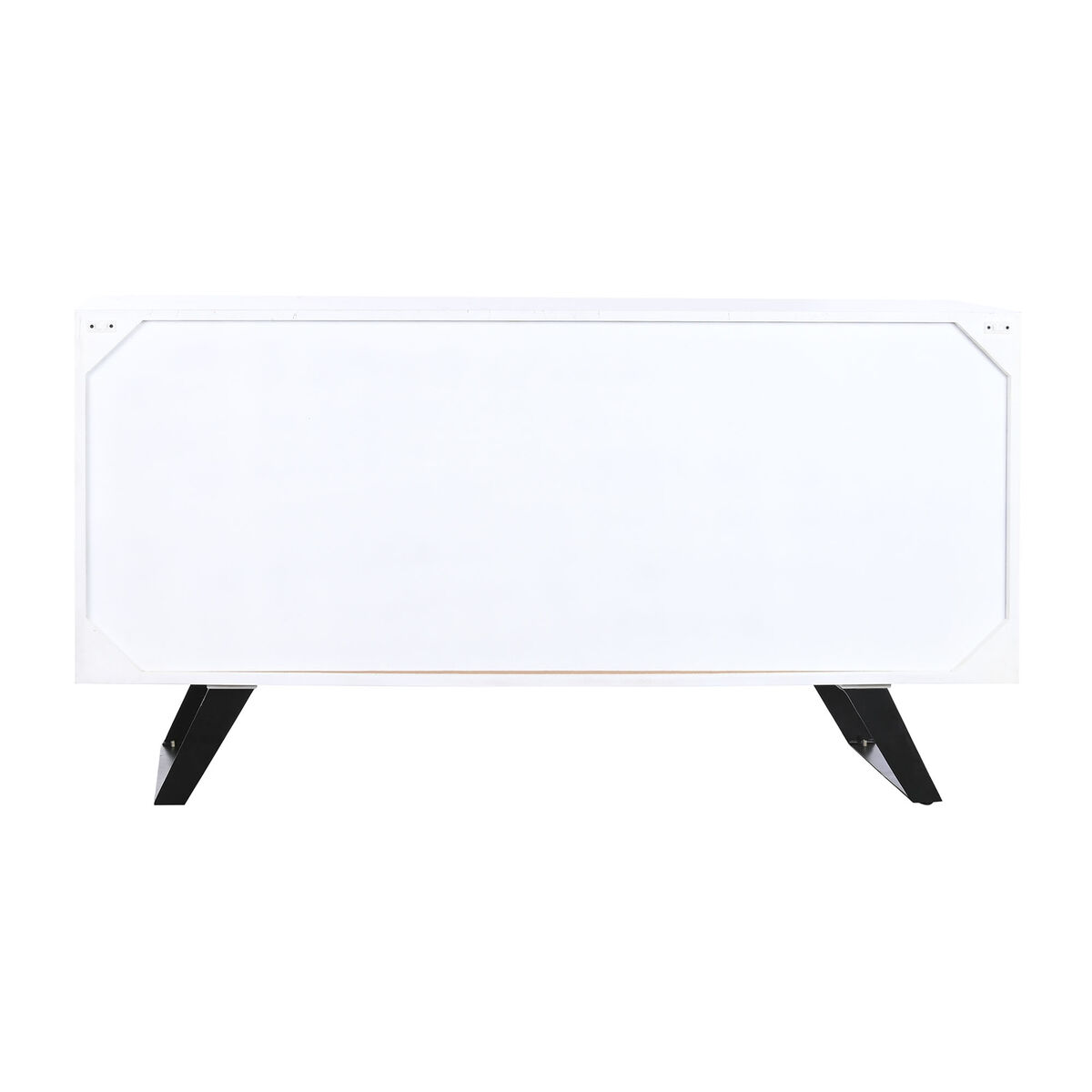 Dientafel DKD Home Decor Wit Donkerbruin Mangohout 150 x 40 x 80 cm - Afbeelding 2
