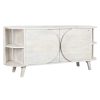 Dientafel DKD Home Decor Wit Mangohout (150 x 40 x 65 cm)
