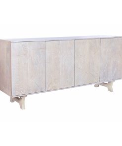 Dientafel DKD Home Decor Wit Mangohout 186 x 45