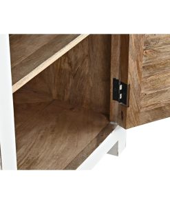 Alternative view of Dientafel DKD Home Decor Wit Natuurlijk Lichtbruin Mangohout 210 x 40 x 82 cm