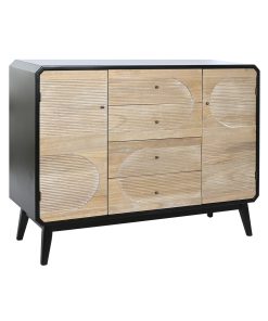 Dientafel DKD Home Decor Zwart Hout (120 x 40 x 90 cm)