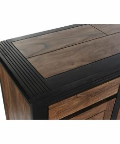 Alternative view of Dientafel DKD Home Decor Zwart Natuurlijk Acacia