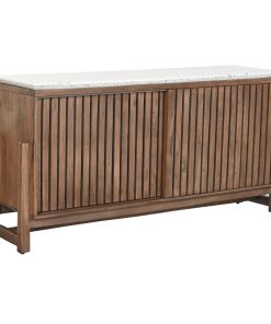 Dientafel Home ESPRIT Acacia Terrazzo 146 x 46 x 82 cm