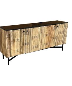 Dientafel Home ESPRIT Marmer Acacia 175 x 40 x 76 cm