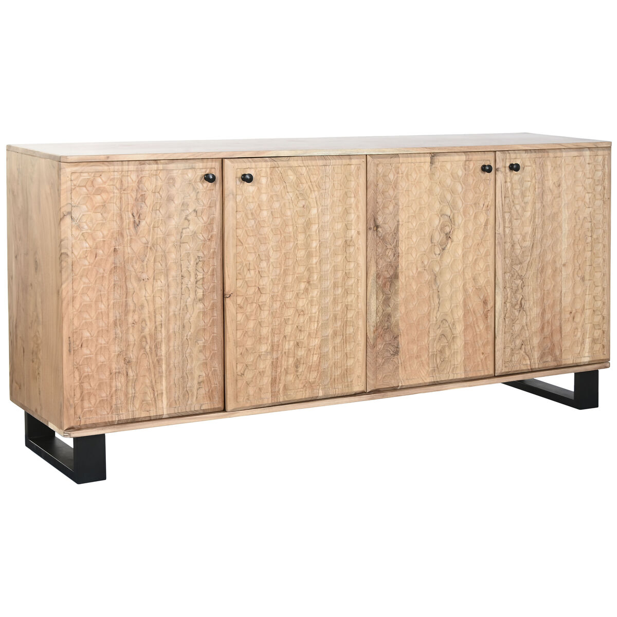 Dientafel Home ESPRIT Metaal Acacia 170 x 40 x 80 cm