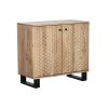 Dientafel Home ESPRIT Metaal Acacia 88 x 40 x 80 cm