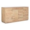 Dientafel Home ESPRIT Natuurlijk Acacia Gerecycleerd Hout 160 x 40 x 81 cm