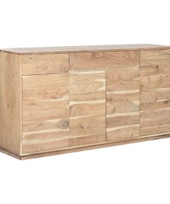 Dientafel Home ESPRIT Natuurlijk Acacia Gerecycleerd Hout 160 x 40 x 81 cm