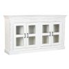 Dientafel Home ESPRIT Wit Kristal Mangohout 180 x 40 x 100 cm