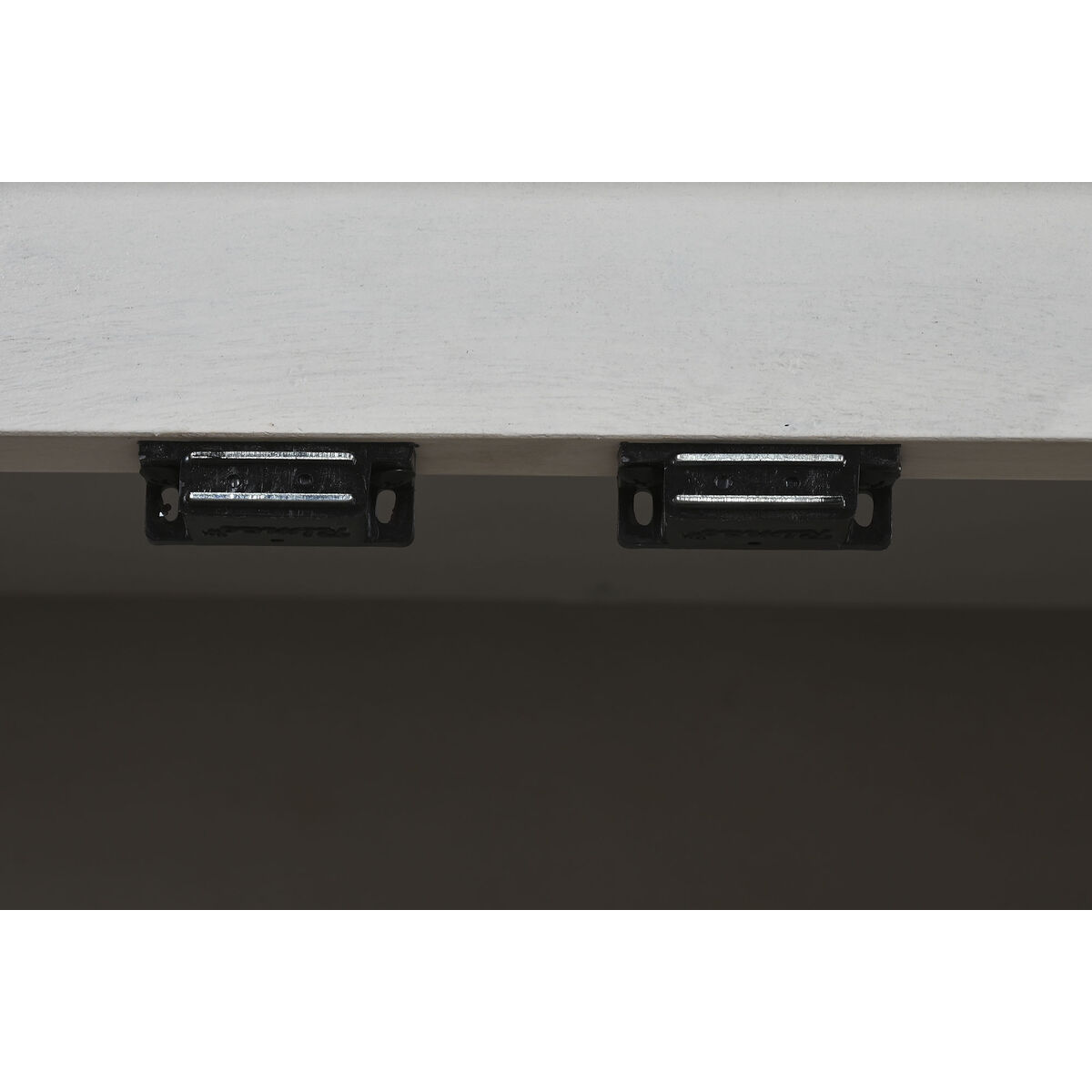 Dientafel Home ESPRIT Wit Mangohout 82 x 45 x 195 cm - Afbeelding 2