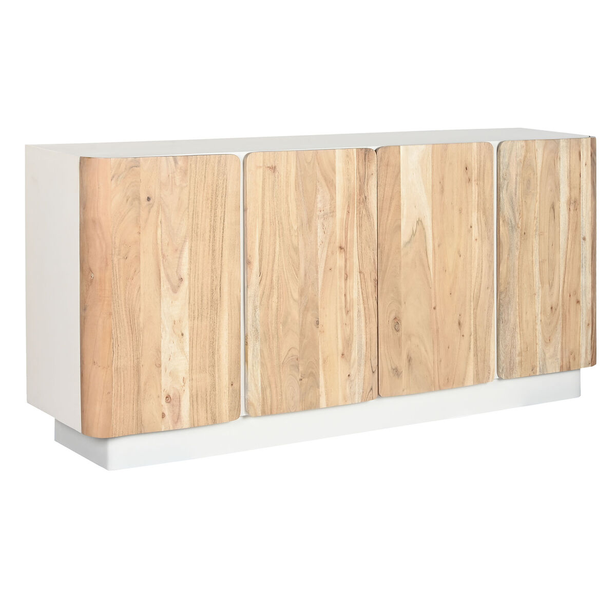 Dientafel Home ESPRIT Wit Natuurlijk Acacia Mangohout 170 x 40 x 80 cm