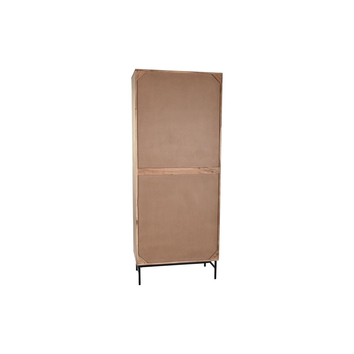 Display Standaard DKD Home Decor 80 x 40 x 197 cm Kristal Aluminium Acacia - Afbeelding 2