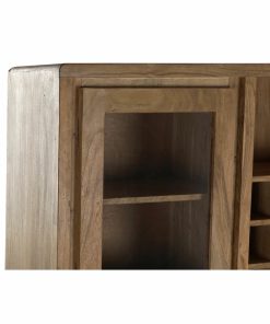 Display Standaard DKD Home Decor Kristal Bruin Rotan Acacia (160 x 41 x 153 cm)