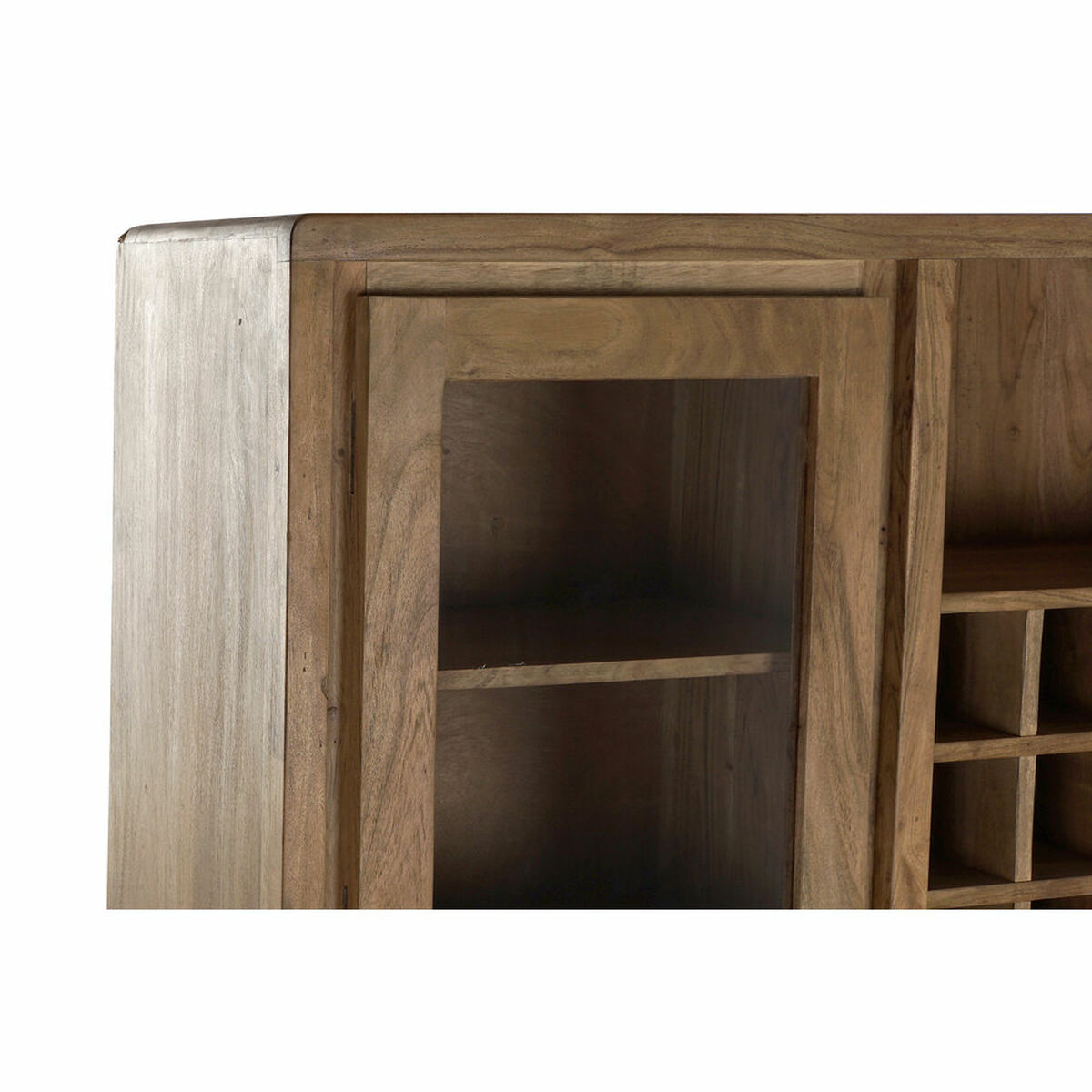 Display Standaard DKD Home Decor Kristal Bruin Rotan Acacia (160 x 41 x 153 cm)