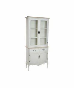 Display Standaard DKD Home Decor Kristal Hout Wit (88 x 40 x 200 cm)