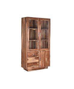 Display Standaard DKD Home Decor Kristal Rubberwood 100 x 42 x 190 cm