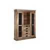 Display Standaard Home ESPRIT Bruin Kristal Mangohout 165 x 45 x 210 cm