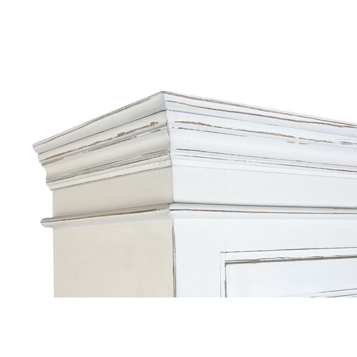 Display Standaard Home ESPRIT Wit Kristal Mangohout 170 x 45 x 200 cm - Afbeelding 2