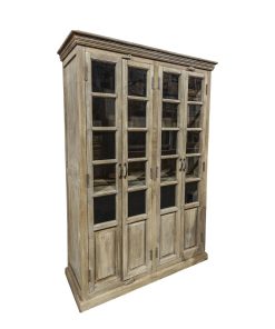 Display Standaard Home ESPRIT Wit Mangohout 135 x 50 x 210 cm