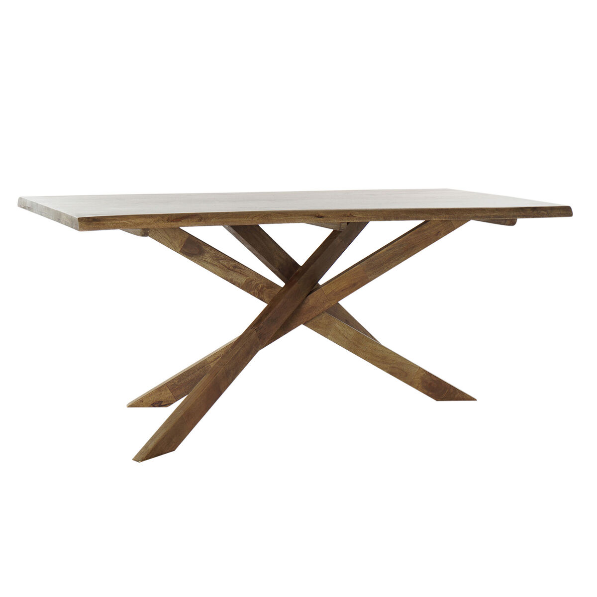 Eettafel DKD Home Decor 180 x 86 x 76 cm Natuurlijk Walnoot