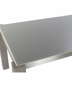 Alternative view of Eettafel DKD Home Decor Kristal Grijs Aluminium Ek Gehard glas (162 x 92 x 74 cm)