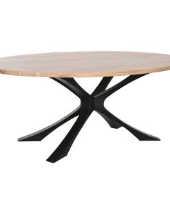 Eettafel DKD Home Decor Metaal Acacia 200 x 110 x 76 cm