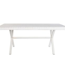 Alternative view of Eettafel DKD Home Decor Wit Metaal Mangohout 180 x 90 x 76 cm